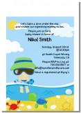 Beach Baby Boy - Baby Shower Petite Invitations