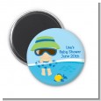 Beach Baby Boy - Personalized Baby Shower Magnet Favors thumbnail