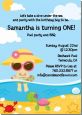 Beach Girl - Birthday Party Invitations thumbnail