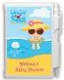Beach Baby Girl - Baby Shower Personalized Notebook Favor thumbnail