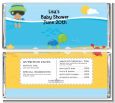Beach Baby Hispanic Boy - Personalized Baby Shower Candy Bar Wrappers thumbnail