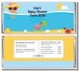 Beach Baby Hispanic Girl - Personalized Baby Shower Candy Bar Wrappers thumbnail