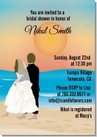 Beach Couple - Bridal Shower Invitations