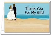 Beach Couple - Bridal Shower Thank You Cards