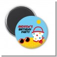 Beach Toys - Personalized Birthday Party Magnet Favors thumbnail