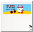 Beach Toys - Birthday Party Return Address Labels thumbnail