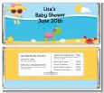 Beach Baby Asian Girl - Personalized Baby Shower Candy Bar Wrappers thumbnail