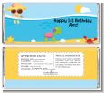 Beach Girl - Personalized Birthday Party Candy Bar Wrappers thumbnail