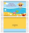 Beach Baby Hispanic Girl - Personalized Popcorn Wrapper Baby Shower Favors thumbnail