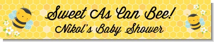Mommy To Bee - Personalized Baby Shower Banners