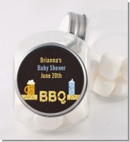 Beer and Baby Talk - Personalized Baby Shower Candy Jar