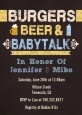 Beer and Baby Talk - Baby Shower Invitations thumbnail