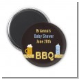 Beer and Baby Talk - Personalized Baby Shower Magnet Favors thumbnail