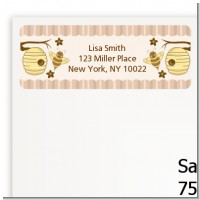Cute As Can Bee - Baby Shower Return Address Labels