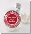 Big Red Snowflake - Personalized Christmas Candy Jar thumbnail