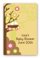 Bird's Nest - Custom Large Rectangle Baby Shower Sticker/Labels thumbnail