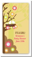 Bird's Nest - Custom Rectangle Baby Shower Sticker/Labels