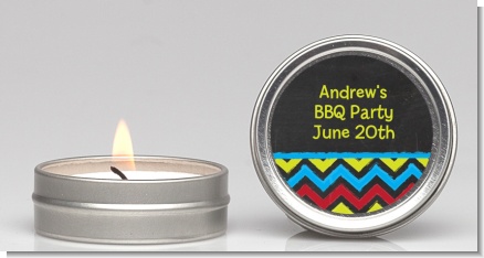 Birthday Boy Chalk Inspired - Birthday Party Candle Favors
