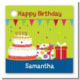 Birthday Cake - Personalized Birthday Party Card Stock Favor Tags thumbnail