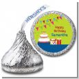 Birthday Cake - Hershey Kiss Birthday Party Sticker Labels thumbnail