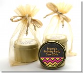 Birthday Girl Chalk Inspired - Birthday Party Gold Tin Candle Favors