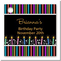 Birthday Wishes - Personalized Birthday Party Card Stock Favor Tags