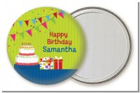 Birthday Cake - Personalized Birthday Party Pocket Mirror Favors