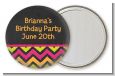 Birthday Girl Chalk Inspired - Personalized Birthday Party Pocket Mirror Favors thumbnail