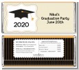 Black & Gold - Personalized Graduation Party Candy Bar Wrappers thumbnail