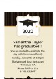 Black & Gold - Graduation Party Petite Invitations thumbnail