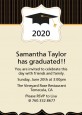 Black & Gold - Graduation Party Invitations thumbnail