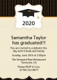 Black & Gold - Graduation Party Invitations thumbnail