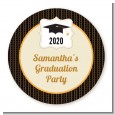 Black & Gold - Personalized Graduation Party Table Confetti thumbnail