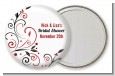 Black and Red Vine - Personalized Bridal Shower Pocket Mirror Favors thumbnail