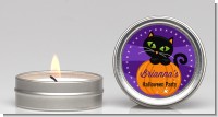 Black Cat Pumpkin - Halloween Candle Favors