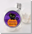Black Cat Pumpkin - Personalized Halloween Candy Jar thumbnail