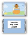 Blooming Baby Boy African American - Personalized Baby Shower Mini Candy Bar Wrappers thumbnail