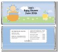 Blooming Baby Boy Caucasian - Personalized Baby Shower Candy Bar Wrappers thumbnail