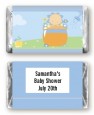 Blooming Baby Boy Caucasian - Personalized Baby Shower Mini Candy Bar Wrappers thumbnail