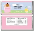 Blooming Baby Girl African American - Personalized Baby Shower Candy Bar Wrappers thumbnail
