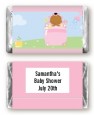 Blooming Baby Girl African American - Personalized Baby Shower Mini Candy Bar Wrappers thumbnail