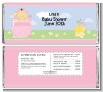 Blooming Baby Girl Asian - Personalized Baby Shower Candy Bar Wrappers thumbnail