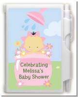 Blooming Baby Girl Asian - Baby Shower Personalized Notebook Favor