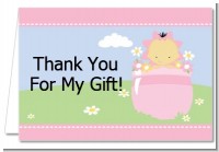 Blooming Baby Girl Asian - Baby Shower Thank You Cards