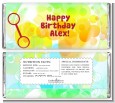 Blowing Bubbles - Personalized Birthday Party Candy Bar Wrappers thumbnail