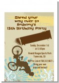 BMX Rider - Birthday Party Petite Invitations