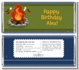 Bonfire - Personalized Birthday Party Candy Bar Wrappers thumbnail