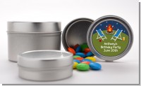 Bonfire - Custom Birthday Party Favor Tins