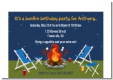 Bonfire - Birthday Party Petite Invitations