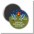 Bonfire - Personalized Birthday Party Magnet Favors thumbnail